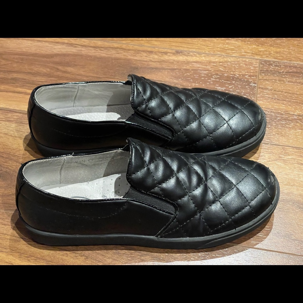 Boys black leather dress loafer shoes size 36 (size 4 US Youth) Browns Store